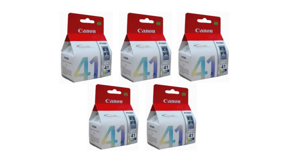 Canon CL 41 Tri Color Original Ink Cartridge Set Of 5 Wis Ink Trading